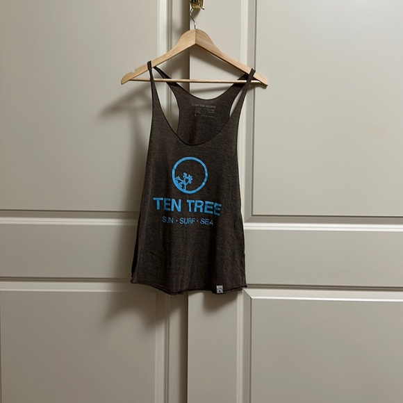 Ten Tree Tank Brown Size Large - Picture 1 of 3